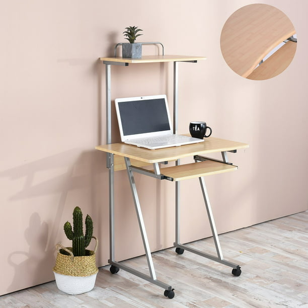 Aingoo Mobile Computer Desk Workstation Laptop Stand With Printer