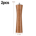thumbnail image 2 of Juego de molinillo de sal y pimienta de madera, molinillo de pimienta de madera manual y molinillo de sal, 2 of 5