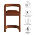 thumbnail image 2 of Modway Winslow Performance Velvet Counter Stool in Rust, 2 of 9