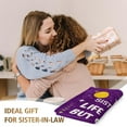 thumbnail image 5 of LHSHID To My Sister in Law Gifts Blanket Birthday Gifts for Sister in Law Gift on Mother's Day Christmas Funny Cute Fleece Blanket 60x80in, 5 of 5