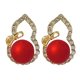 thumbnail image 1 of Cute Earrings Cute Cartoon Pendientes Colgante Pendientes Hoja Verde, 1 of 6