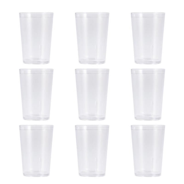 10 Uds. Vasos acrílicos