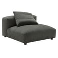 thumbnail image 5 of 4 pcs Modular Sofa and Ottoman Sectional, Dark Gray, Fabric, Living Room Lounge Cafe Lobby Hospitality Restaurant, Modern Contemporary, HB37444, 5 of 15