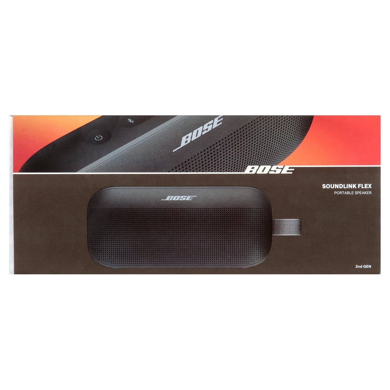 Bose SoundLink Flex II Wireless Waterproof Portable Bluetooth Speaker, Black Bose SoundLink Flex II Wireless Waterproof Portable Bluetooth Speaker, Black