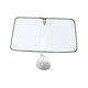 thumbnail image 3 of Protector de parasol plegable para parabrisas que mantiene la cubierta de su vehículo para SUV sedanes. Plata titanio L, 3 of 9