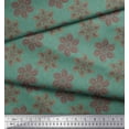 thumbnail image 2 of Soimoi Viscose Chiffon Fabric Leaves & Floral Paisley Print Sewing Fabric Yard 42 Inch Wide, 2 of 3