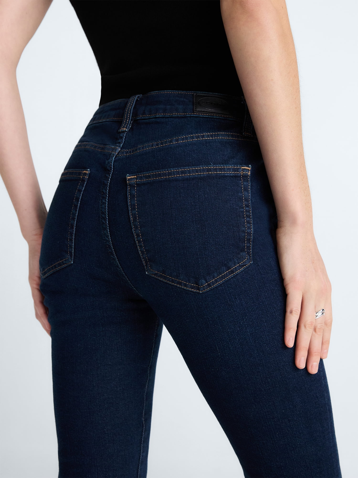 Scoop Women's Skinny Cropped Jeans, 18.5'' Inseam, Sizes 0-26W