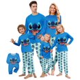 thumbnail image 1 of Pijama navideño Stitch, pijama navideño a juego para toda la familia, pijama a juego Stitch, pijama estampado Stitch para familia, pijama a juego para parejas, bebé/24 meses, 1 of 4
