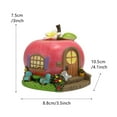 thumbnail image 3 of LLDYYDS Fairy House 3.5x4x3in Fairy Garden House Cute Vibrant Garden Decor Resin Weather Resistant Accessories, 3 of 9