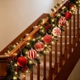 thumbnail image 5 of Fmbmuo 6cm Christmas Baubles Set Electroplated Plastic Balls Hand-Painted Xmas Tree Hanging Pendants for Holiday Party Decor 24pcs Christmas Decor,Multicolor, 5 of 5