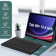 thumbnail image 2 of 1 Ensemble Clavier pour Tablette et Étui de Protection Clavier Coloré Sans Fil Compatible Bluetooth avec Cadeau de Haute Qualité, 2 of 5
