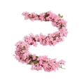 thumbnail image 1 of Billuyoard Flores artificiales de Sakura, guirnalda de enredadera colgante, de novia falsa, decoración de pasillo para el hogar, planta, fiesta, Kits de decoración para fiestas Rosa Billuyoard HA084219-02, 1 of 6