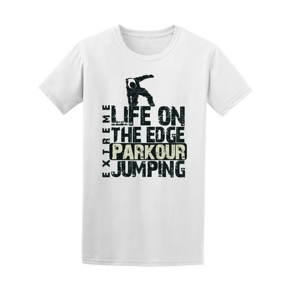 Parkour Fashion Urban Sports T-Shirt Men -Image by Shutterstock, Male Large