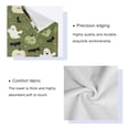 thumbnail image 4 of 3 Piece Bath Towels Set Bath Towel, Hand Towel and Face Towel for Bathroom, Gym, Hotel Pale Green Pumpkins and Ghosts, 4 of 8