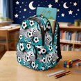 thumbnail image 4 of Xixirimido Soccer Balls Graffiti Print 17" Multi Pockets Kids Backpack for Boys Lightweight School Bag Girls Large Bookbag for Elementary Middle High School Students, 4 of 8
