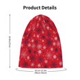thumbnail image 4 of Xecao Snowflake Symphony Print Beanie Hat Toddler Girls Boys, Baby Hats Winter Warm Knitted Thermal, Kids Winter Caps, 4 of 7