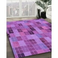 thumbnail image 2 of Ahgly Company Indoor Round Patterned Heliotrope Purple Area Rugs, 5' Round, 2 of 6