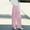 Pink-kids summer pants, variant on MKOSPLRT 3-15 Years High Elastic Waist Pants for Girl Solid Casual Athletic Pants Baggy Straight Wide Leg Pants with Pockets