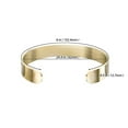 thumbnail image 3 of WIRESTER Wristband Engraved Bracelet Jewelry Gift for Women Teen Girls - Proverbs 3:5-6 Gold, 3 of 6