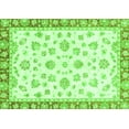 thumbnail image 1 of Ahgly Company Indoor Rectangle Oriental Green Traditional Area Rugs, 2' x 3', 1 of 4