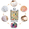 thumbnail image 6 of Yayeee 4 Pack Qtip Holder Bathroom Cotton Swab Canister with Lid Clear Dispenser Set, Floral Animals, 6 of 6