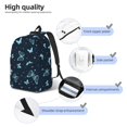 thumbnail image 5 of Balery Beautiful Butterflies Vintage Canvas Backpack for Men and Women - Large Capacity, Durable Travel Laptop Bag for School, Work, Hiking, and Outdoor Activities, 5 of 7
