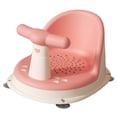 thumbnail image 3 of Asiento de baño para bebé, ajustable, ergonómico, antideslizante, con ventosas fuertes, color rosa Sakura, 3 of 12