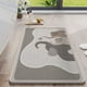thumbnail image 4 of Alfombra antideslizante para baño | Alfombra de lino absorbente de 60 x 40 cm | Respaldo antideslizante de poliéster suave de secado rápido | Felpudo para entrada, dormitorio y baño, lavable y, 4 of 5