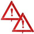 thumbnail image 1 of 2pcs Car Warning Sign Triangle Road Safety Kit Auto Folding Safety Tripod, 1 of 8