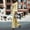 Yellow, variant on Park Designs White Brighton Wood Candlestick 18"