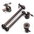 thumbnail image 1 of Antique Kitchen Bathroom Bronze Pot Filler Fold Swing Arm Rotatable Wall Mount Faucet Tap,Kitchen Faucet, 1 of 7