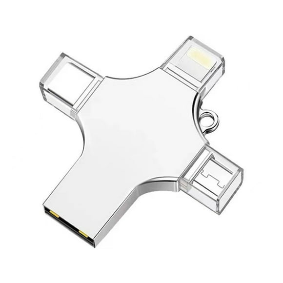 4 in 1 USB Flash Drive 2TB for iPhone, Android, iPad, Mac, PC
