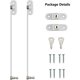 thumbnail image 3 of BR-Life-Furniture Door Window Safety Lock-2Pcs con llave restrictora de cable -Baby Child Safety Cable Lock, White esquí esquí Gafas de esquí, 3 of 5