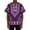 Purple@GC@, variant on CONZONE Men's African T-Shirts Short Sleeve T Shirts for Men Casual Crew Neck Traditional Graphic Lightweight Tees Soft Cozy Athletic Tops
