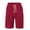 Wine., variant on Akafmk Mens Oversized Waffles Knit Shorts Solid Color Casual Fashion Lace Up Waist Pockets Beach Shorts Pants XL