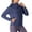 loose_Blue, variant on Women's Sun Protection Workout Jacket Lightweight Zip-Up Yoga Coat with Striped, Slim Fit Athletic Tops Breathable Cooling Sports Shirts