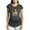 Charcoal, variant on - Cute Giraffee Easter Egg Basket Maternity T Shirt - Maternity Dark T-Shirt