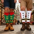 thumbnail image 4 of Funny Christmas Knee High Festival Socks for Men Women Teens Boys - Secret Santa Gifts Novelty Fun Crew Funky Cute Crazy Elf Xmas Holiday Socks Funny Stocking Stuffers, 4 of 7