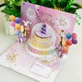 thumbnail image 4 of Light and Sound Birthday Greeting Cards 3D Cake Greeting Card Musical Happy Birthday Card for Women Men Kid Birthday, 4 of 4