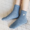 thumbnail image 3 of Calcetines de piso para el hogar Calcetines para dormir calcetines de tubo de medio terciopelo, 3 of 5