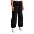 thumbnail image 3 of ATOGUTA Sweat Pants Girls High Waist Lightweight Activewear Pants Casual Comfy Trackpants for Teens Black, 3 of 5