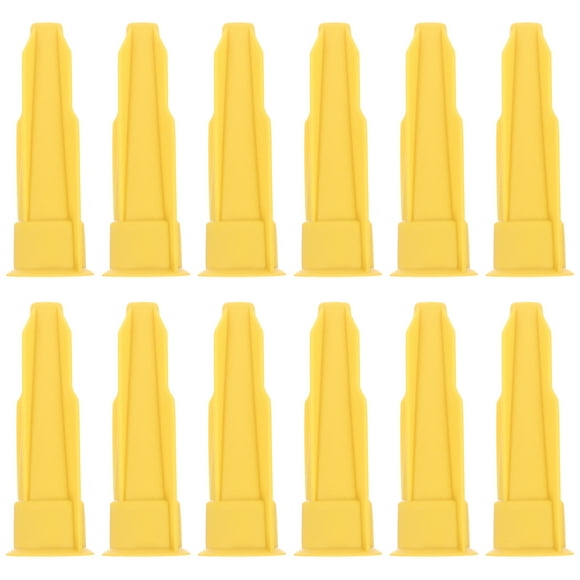 KAKOWELY 24pcs Caulk Caps Caulking Tube Covers Caulking Tube Caps Window Caulk Tube Protective Caps,1.97X"X0.59"X0.59"