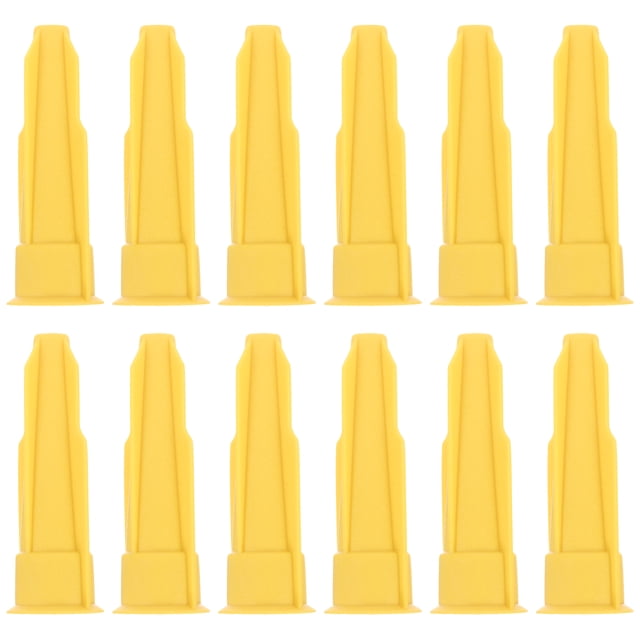 Shisuyan 24 Pcs Capuchons de Calfeutrage Capuchons de Tube de Calfeutrage Capuchons de Tube de Calfeutrage Capuchons de Protection pour Tube de Calfeutrage de Fenêtre