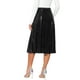 thumbnail image 3 of Falda midi de cóctel brillante y con lentejuelas de cintura alta para mujer INSPIRE CHIC L negra, 3 of 6