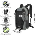 thumbnail image 3 of Riderbag Hi Vis Reflective Bike Motorcycle Backpack Black, 3 of 12