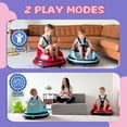 thumbnail image 3 of Xuanlur 12V Ride on Bumper Car for Toddlers, Electric Cars for Kids w/Parent Remote, Ride on Toys w/2-Speed, 2 Driving Mode, 360°Spin, Music, Lights, 5-Point Safety Belt, Blue, 3 of 8