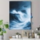 thumbnail image 4 of Qisvanset 12x16 Inch Stormy Wave Ocean Canvas Wall Art, Dramatic Seascape Coastal Living Bedroom Decor, 4 of 8