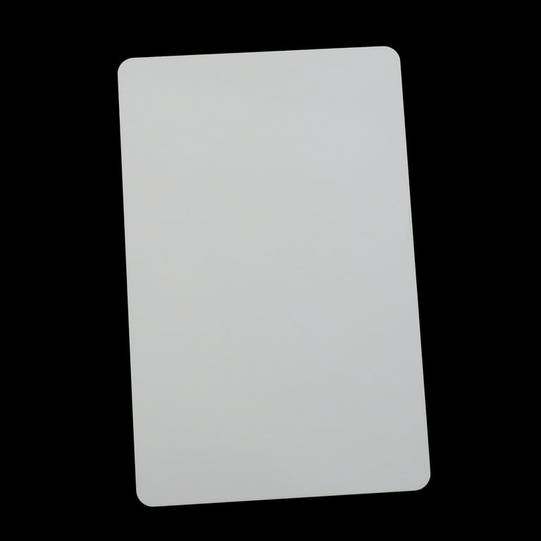 0.21mm Sublimation Metal Business Cards Blank Aluminum Printable Card, White 300Pack