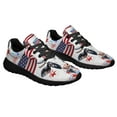 thumbnail image 6 of Patriotic Dairy Cow 4th Of July Shoes Sneakers for Women Men Black Size 8, 6 of 7
