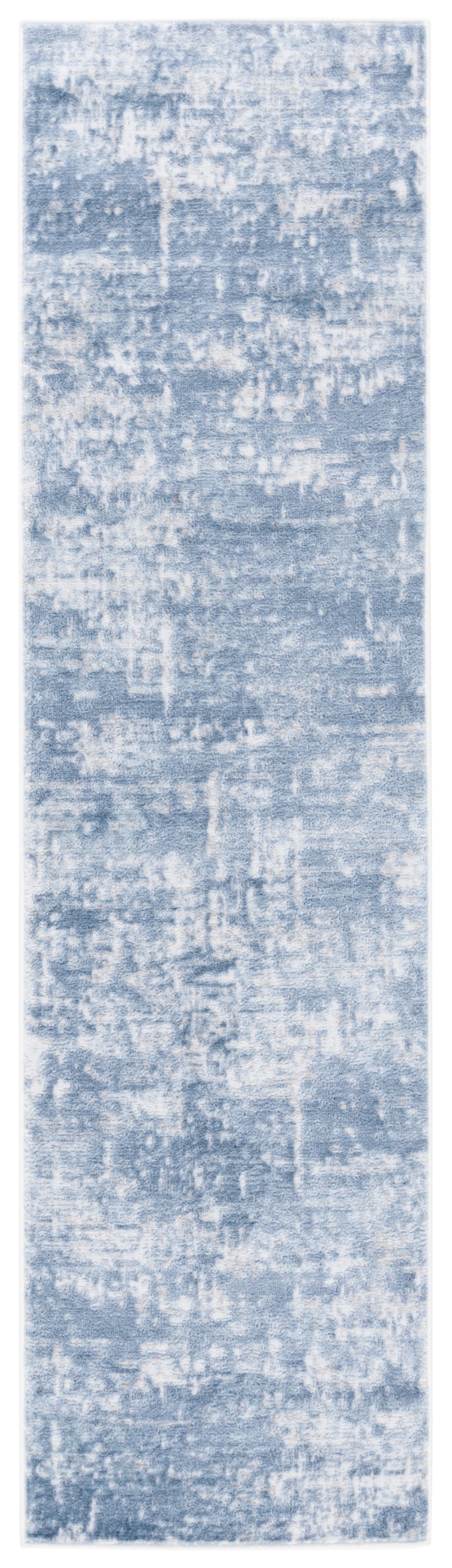 Safavieh Amelia Ian Abstract Runner Rug, Ivory/Steel Blue, 2'2" x 16'